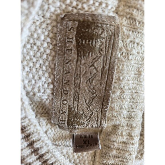 Vtg Shenandoah XL Embroidered Horse Scene Sweater - Picture 6 of 9